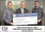 Miramichi Minor hockey club receives $6000