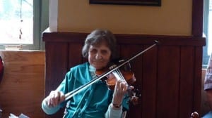 Matilda Murdoch, still writing and playing music at 93 years old.