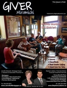 Matilda Murdoch featured on this month's cover of Giv'er Miramichi.