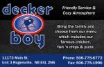 Andrew enjoyed his experience with his family at Decker Boy!