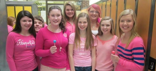 Pink Shirt Day at Blackville School