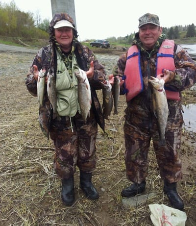 Raoul and Denise Cormier had a good day trout fishing below Quarryville Bridge on Tuesday May 27.