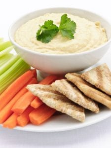 If you are going to have a snack, make it count! Combining protein and carbohydrates will keep you fuller, longer.