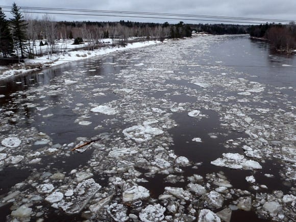 Blackville Bridge looking down river