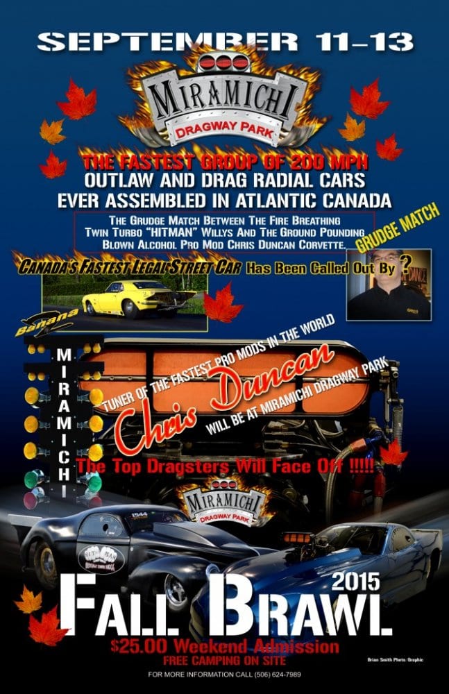 Miramichi Dragway Park – Fall Brawl – Sept 11-13/2015