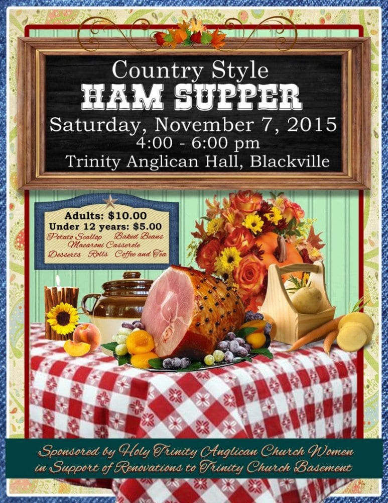 Holy Trinity Hosting Country Style Ham Supper