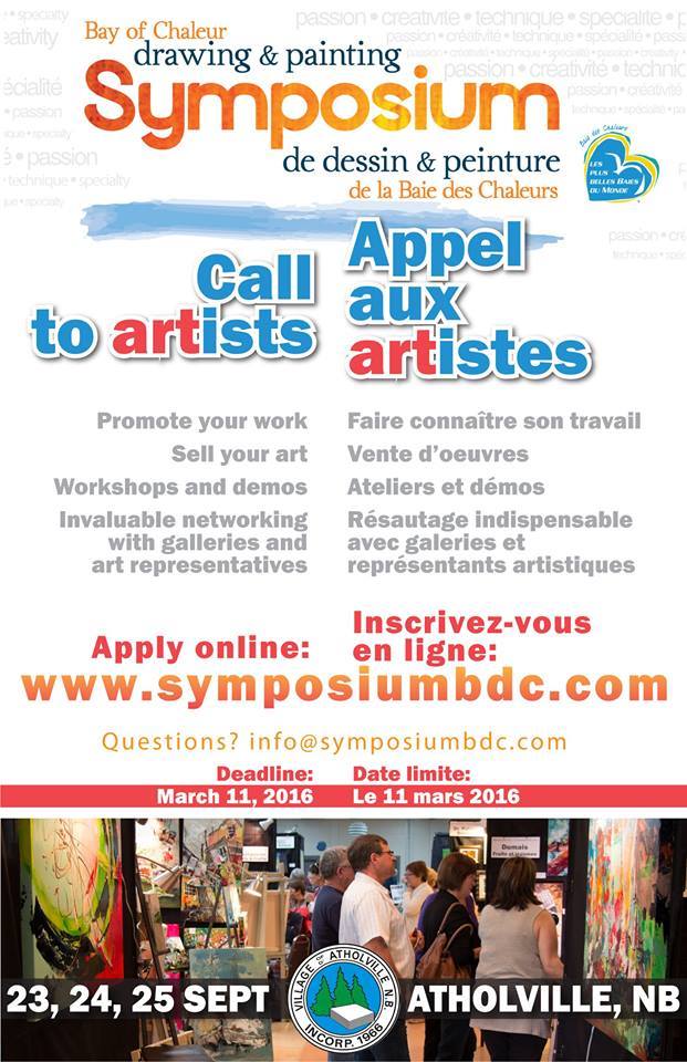 Call for Artists: Bay of Chaleur Drawing & Painting Symposium