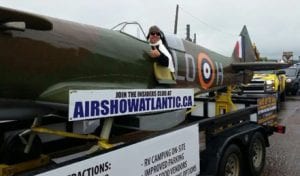 Air Show Spitfire in Miramichi