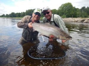 Ledges guest with beauty July salmon