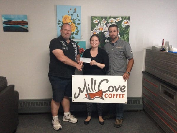 Rock ‘n Roll Fest Receives $4145 Donation from Mill Cove Coffee