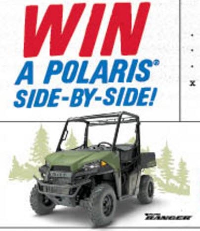 New Sales Flyer & Win A Polaris Side-By-Side!